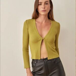 reformation dasia knit top NWT